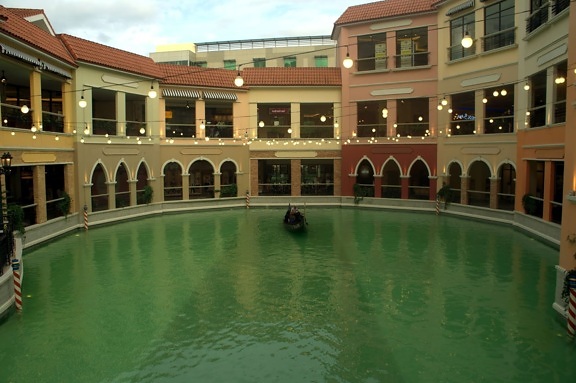 Italy, water, swimming pool, building, architecture, house, travel, palace