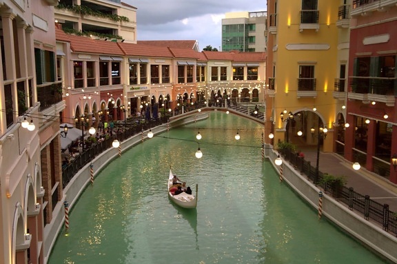 gondola, Italy, canal, travel, water, architecture, craft, vessel