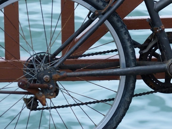 ciclismo, rueda, borde de la, dispositivo, apoyo, vehículo, neumático, bicicleta