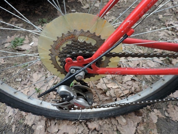 biciclette, catena, Ferro da stiro, ruggine, dispositivo, supporto, ruota, bici