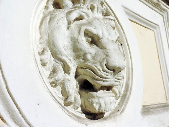 lion, sculpture, art, decoration, upclose, symbol, face, museum
