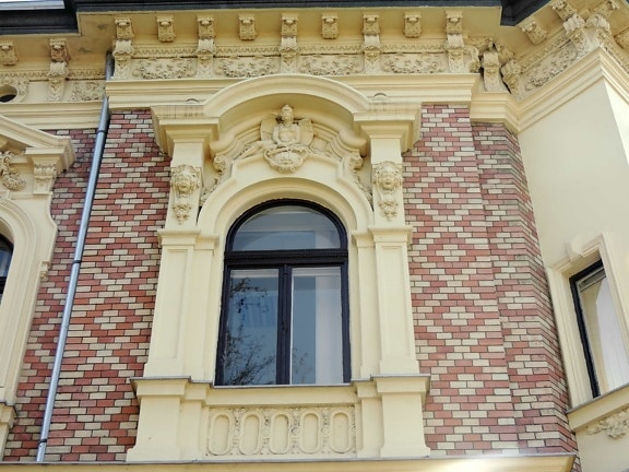 baroque, facade, architecture, building, house, window, city, decoration