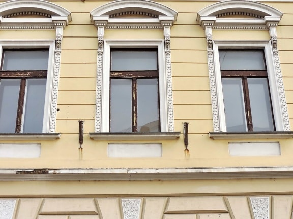 barokový, budova, okno, fasáda, Architektúra, dom, staré, vonku