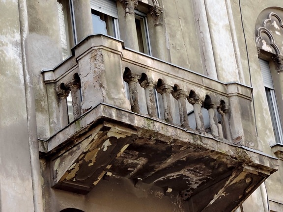baroque, heritage, architecture, balcony, building, old, window, house