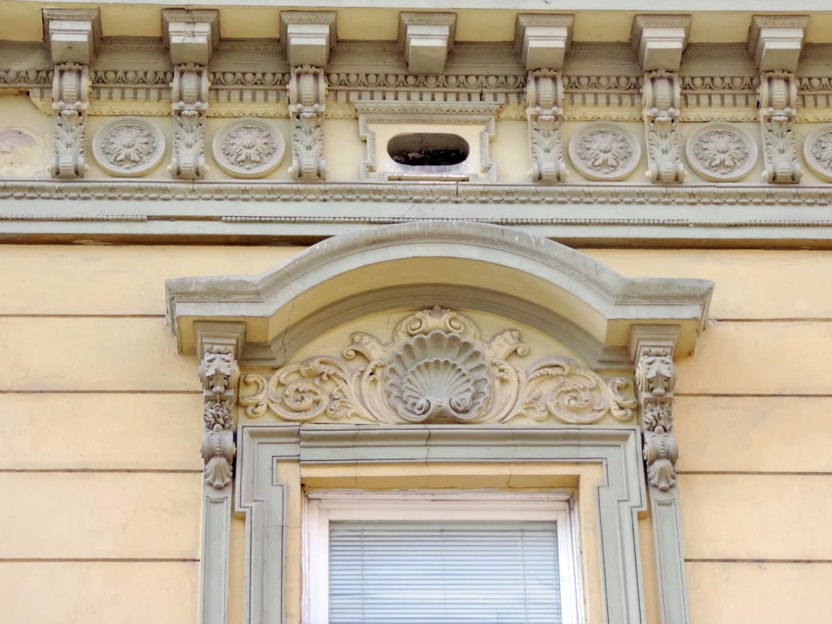 baroque, patrimoine, secours, façade, architecture, Création de, maison, fenêtre