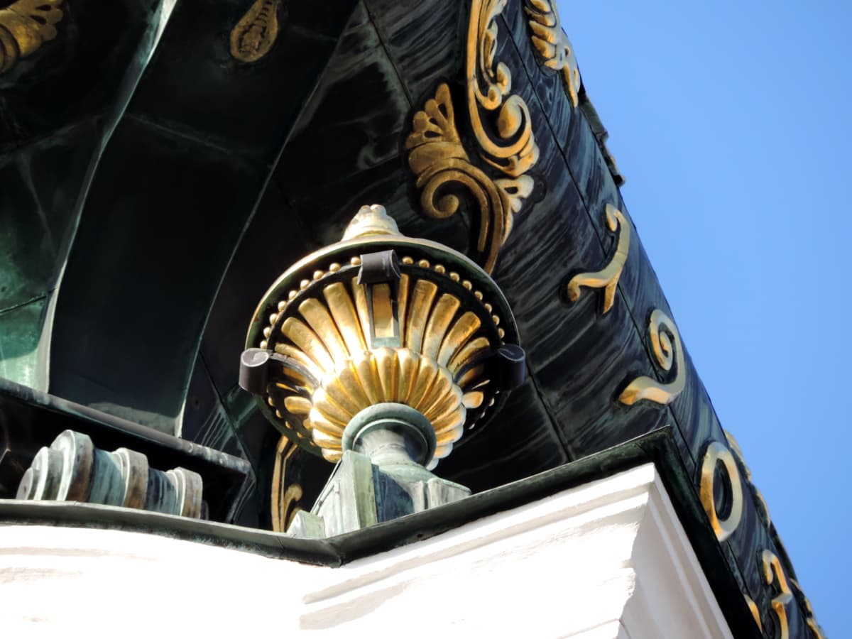 Arabesque, Barok, menara gereja, emas, agama, arsitektur, Desain, simbol