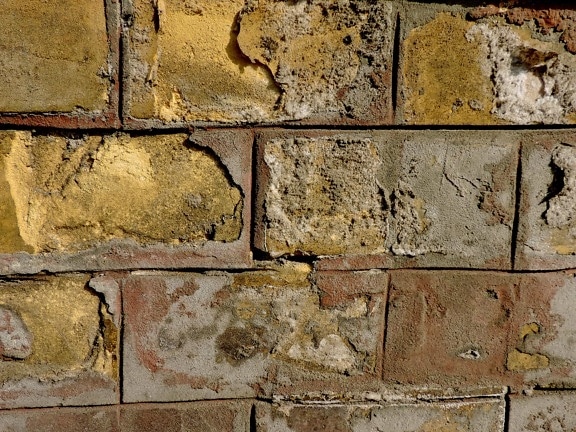 pared, cemento, textura, ladrillo, antiguo, superficie, construcción, piedra