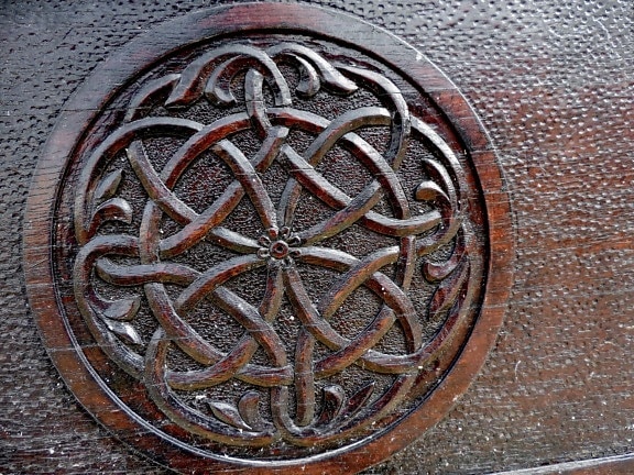 arabesque, carving, handmade, ornament, wood, texture, old, manhole cover