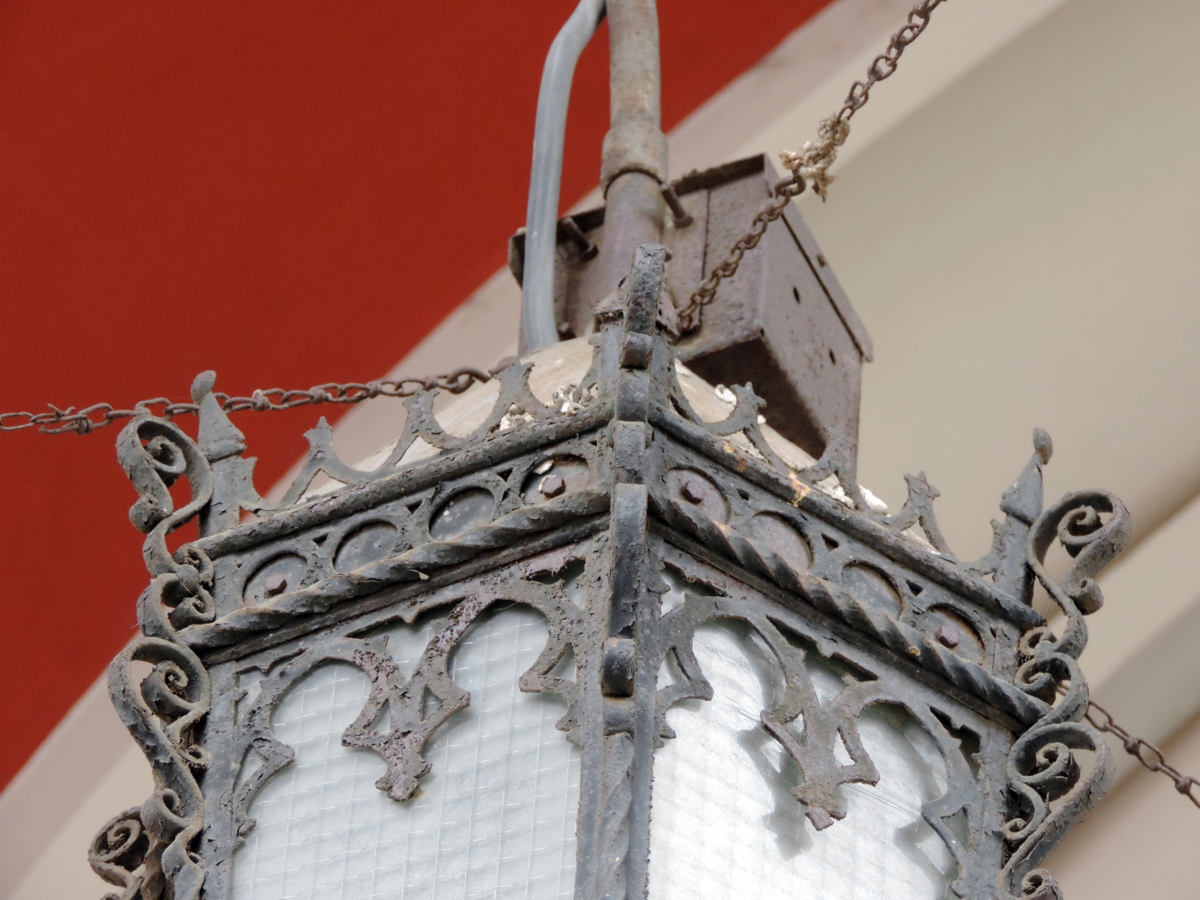 abstract, cast iron, lantern, architecture, cathedral, decoration, religion, design