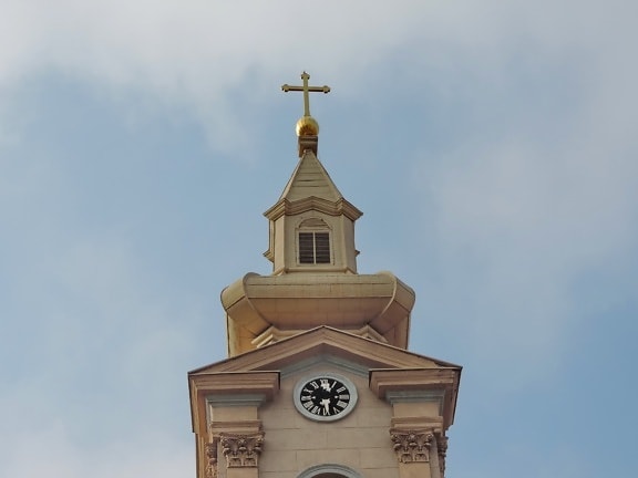 Capela, Torre da igreja, ouro, religião, arquitetura, edifício, Igreja, Torre