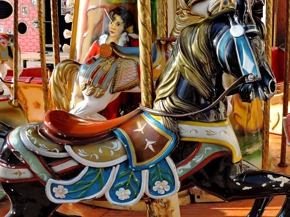 circus, mechanism, carousel, ride, carnival, entertainment, traditional, festival
