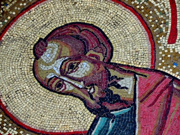 orthodox, saint, spirituality, art, mosaic, religion, painting, pattern