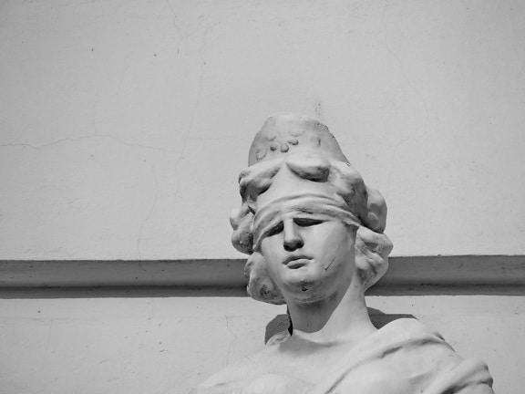 bust, justice, portrait, sculpture, statue, people, man, veil