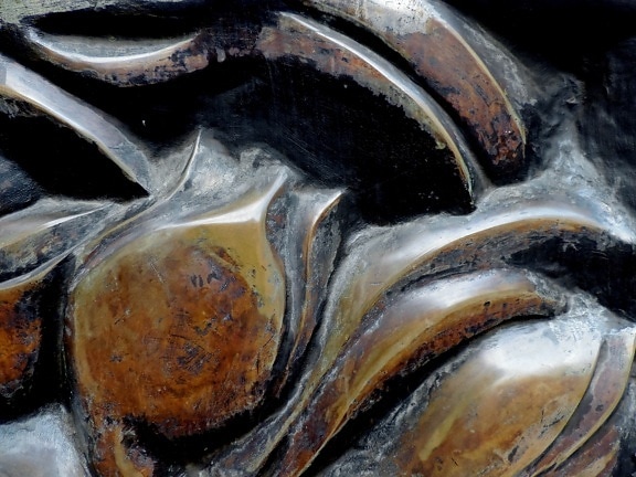 brass, bronze, metal, nature, seafood, industry, old, texture