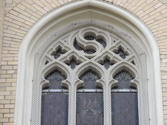 Gothic, window, architecture, building, religion, arch, church, entrance
