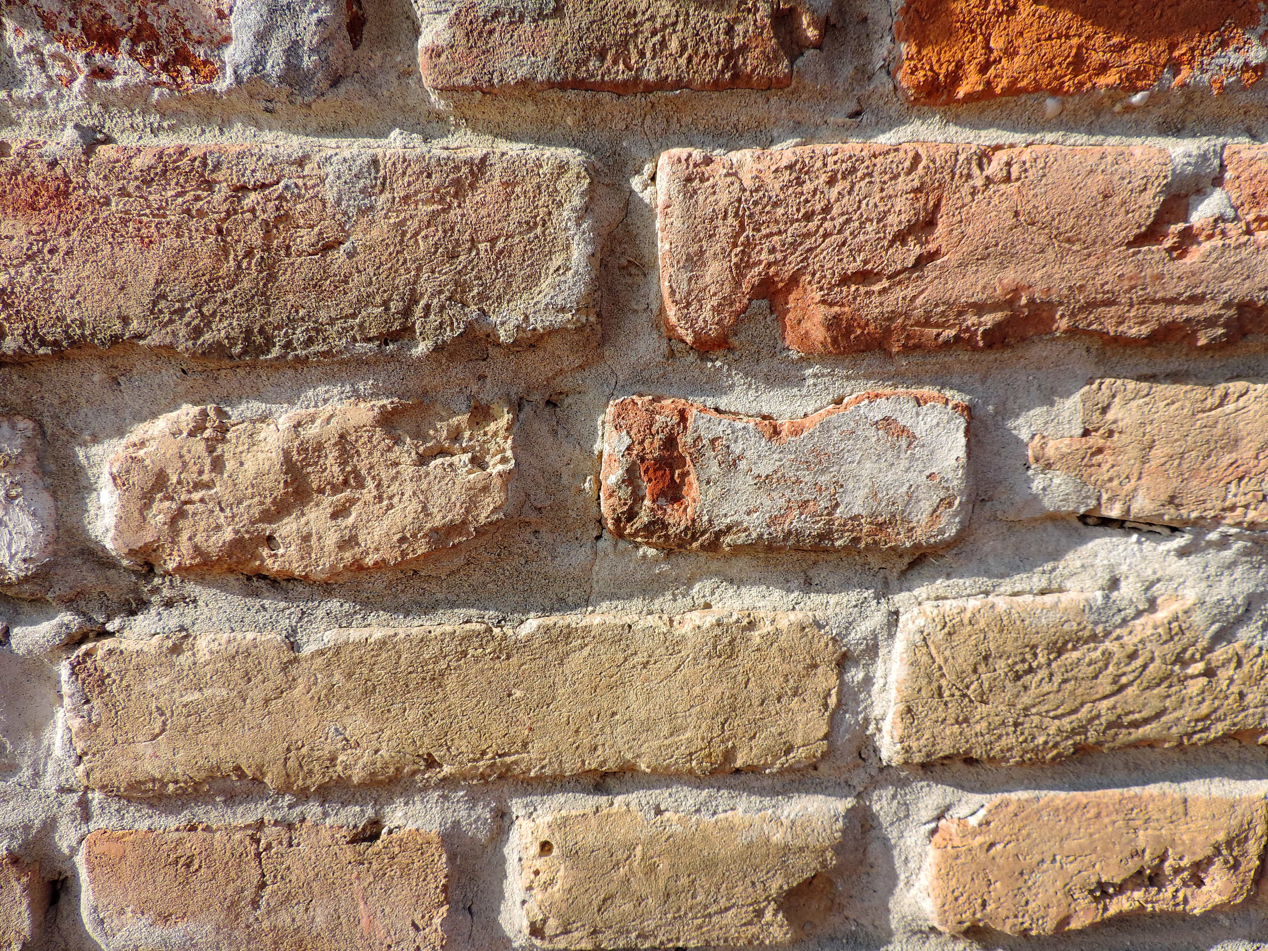 Free picture: rough, brick, pattern, wall, cement, concrete, old, texture