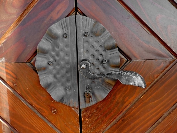 porta d'ingresso, legno, vecchio, Ferro da stiro, in legno, arte, porta, progettazione