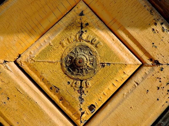 přední dveře, staré, dřevo, dřevěný, ročník, Retro, starožitnost, návrh