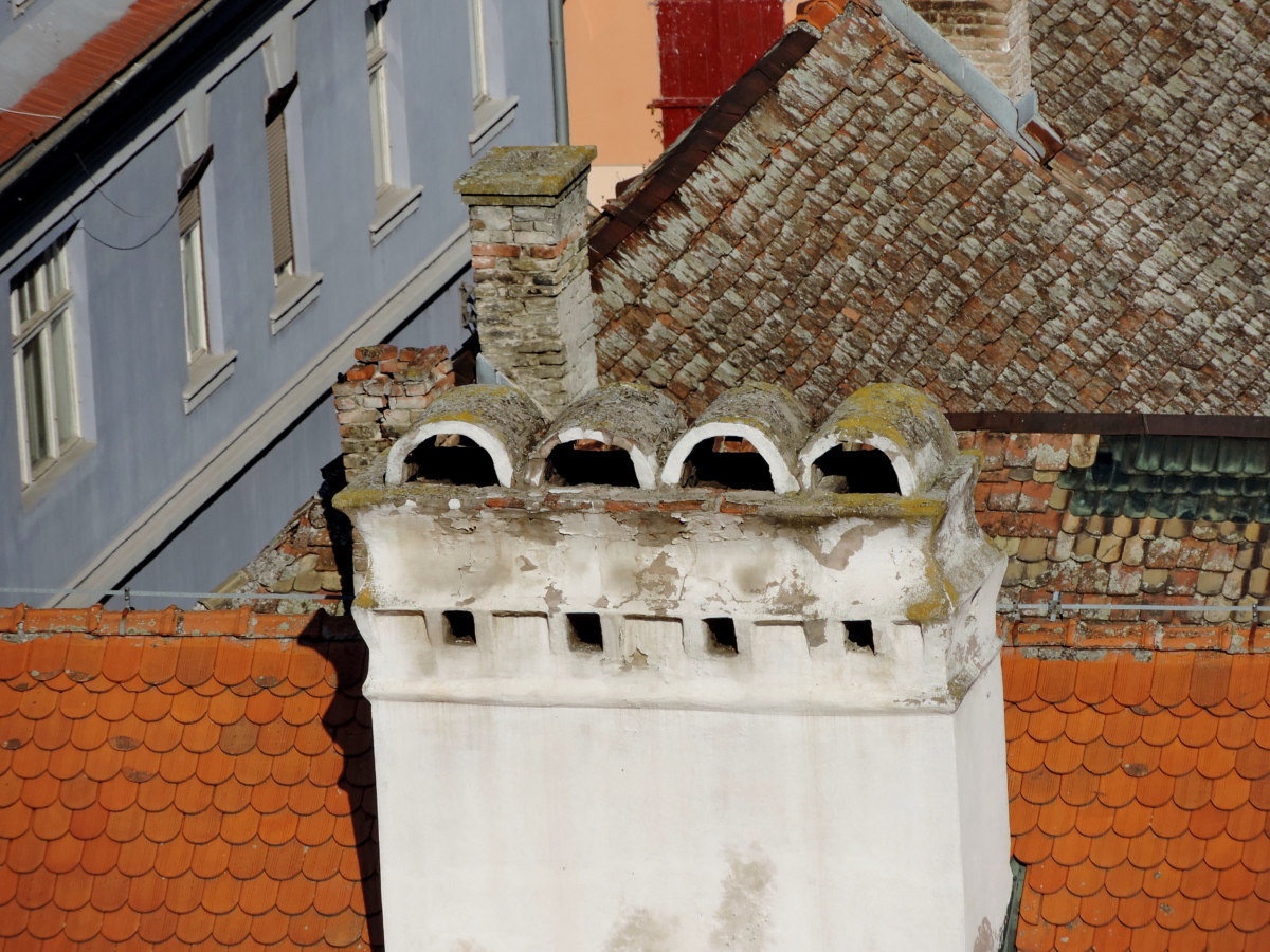 chimney, container, architecture, building, house, wall, old, window