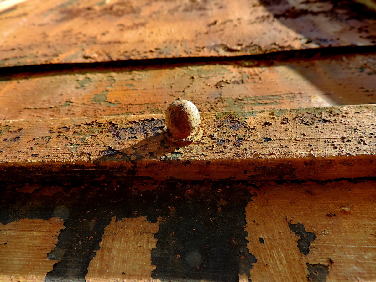 fastener, wall, old, rust, wood, texture, iron, upclose