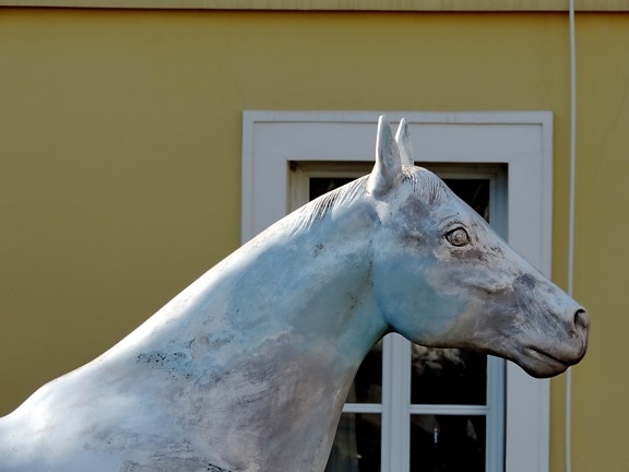 animal, horse, cavalry, nature, outdoors, sculpture, art, wildlife