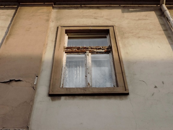 παλιά, παράθυρο, αρχιτεκτονική, τοίχου, κτίριο, σπίτι, εγκαταλειφθεί, ξύλο