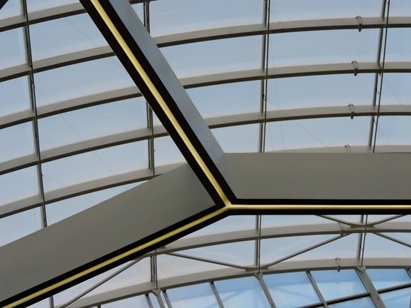 strop, futuristické, okno, Architektúra, budova, moderné, okno, moderné