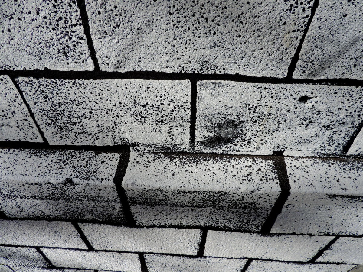 gamla, ytan, konsistens, kub, tegel, sten, mönster, betong