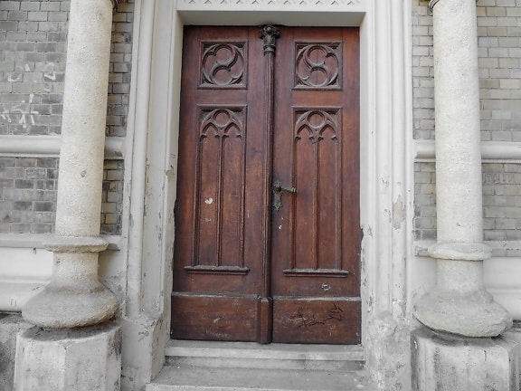 porta d'ingresso, creazione di, vecchio, Casa, architettura, porta, porta, finestra