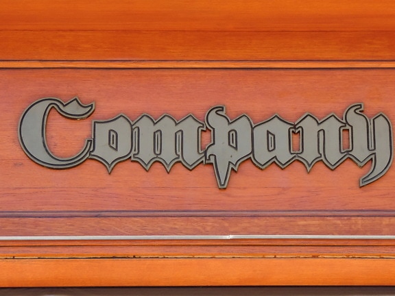 carpentry, company, design, handmade, old fashioned, sign, wood, wooden