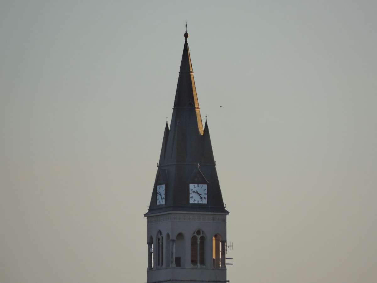 cathedral, catholic, church tower, Croatia, tower, architecture, religion, church