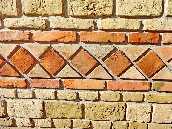 art, handmade, brick, surface, old, tile, stone, texture