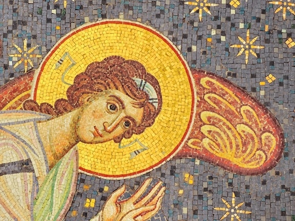 Byzantine, christianity, saint, ancient, old, culture, mosaic, art