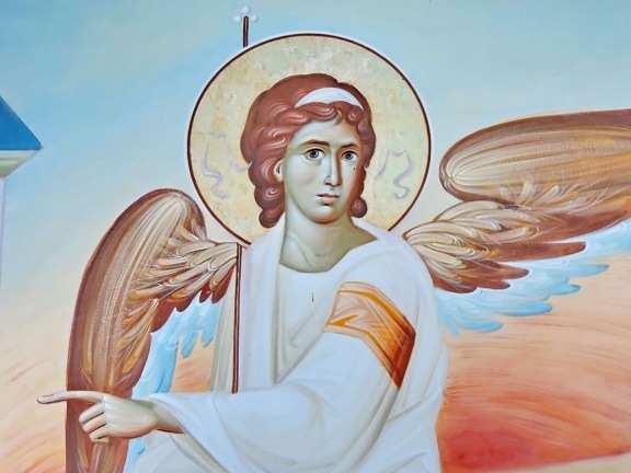 Ангел, христианство, значок, Православные, Сербия, белый, Искусство, Иллюстрация