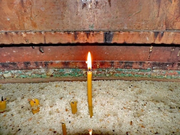 Candle-Light, Kupfer, Metall, Religion, Flamme, Feuer, Kerze, Licht
