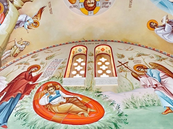 altar, Cristo, Cristianismo, Igreja, ícone, decoração de interiores, Igreja Ortodoxa, janela