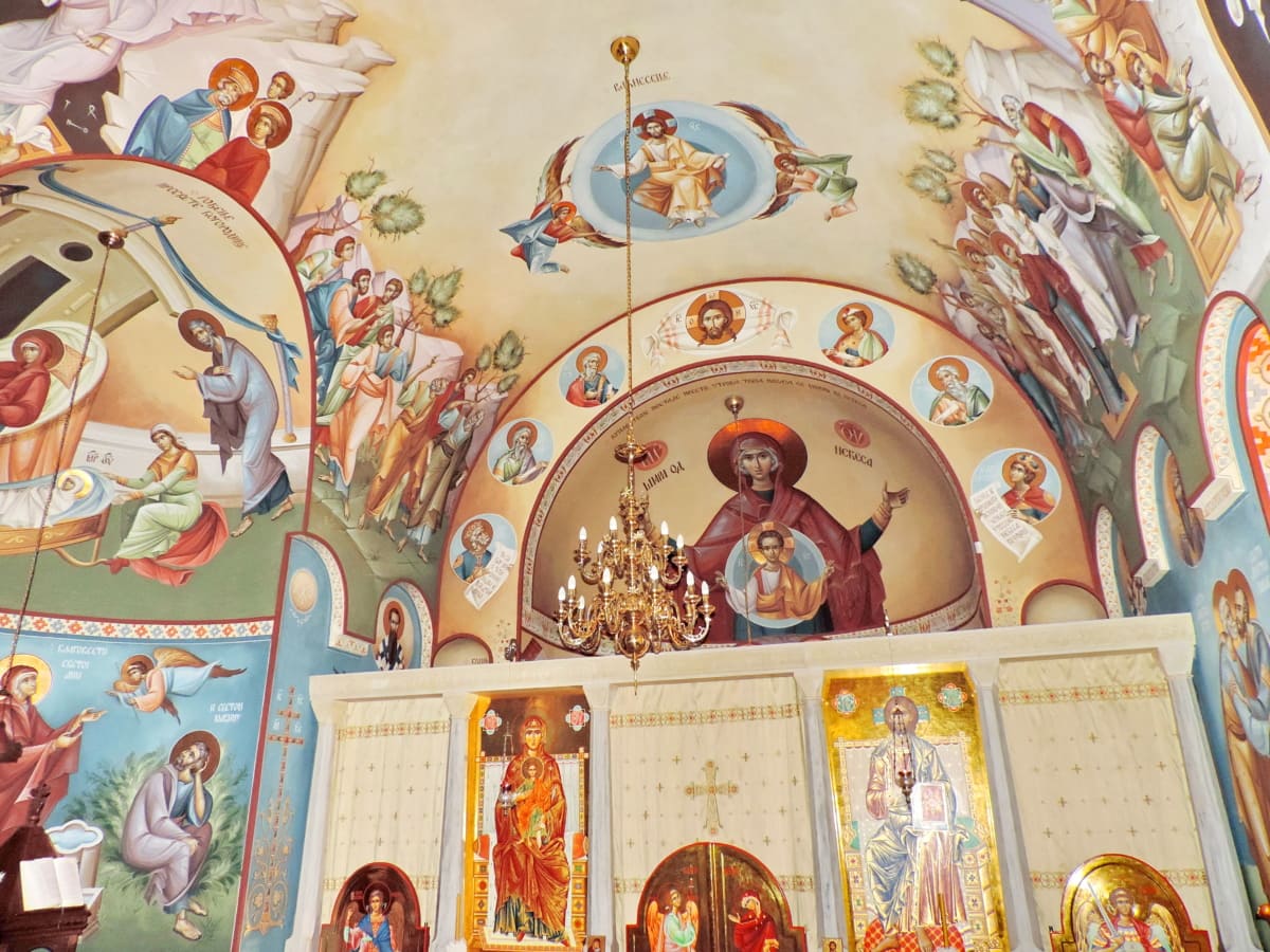 Altarul, religie, pictura, Biserica, arta, decor, în interior, interior design