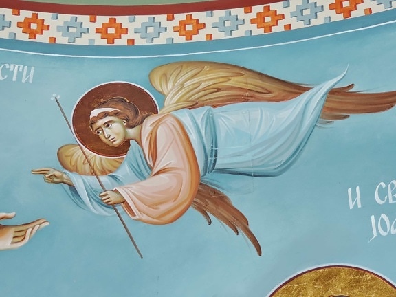 Ангел, Кристиан, христианство, графика, значок, духовность, Иллюстрация, на открытом воздухе