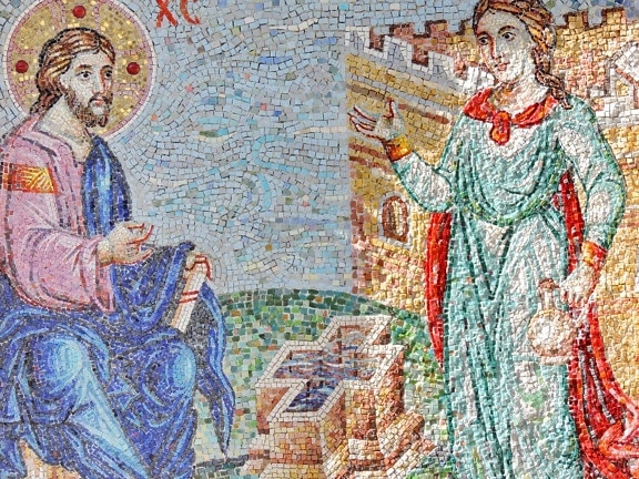 mosaic, religion, art, jigsaw puzzle, illustration, spirituality, culture, people