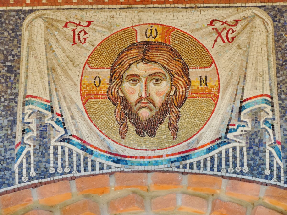 christianity, colorful, culture, medieval, wall, mosaic, art, old