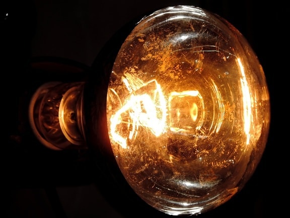 tama, svjetlo, žarulja, Lampa, žica, energije, tamno, električne energije