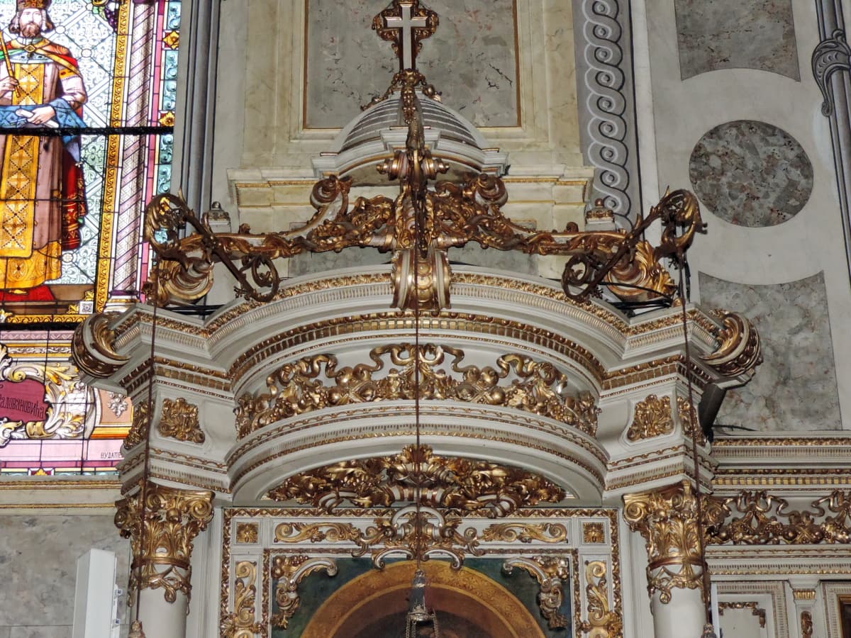 baroque, culture, décoration d’intérieur, Monastère de, orthodoxe, spiritualité, Création de, architecture