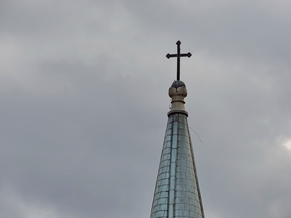 catholique, steeple, Croix, architecture, tour, religion, à l’extérieur