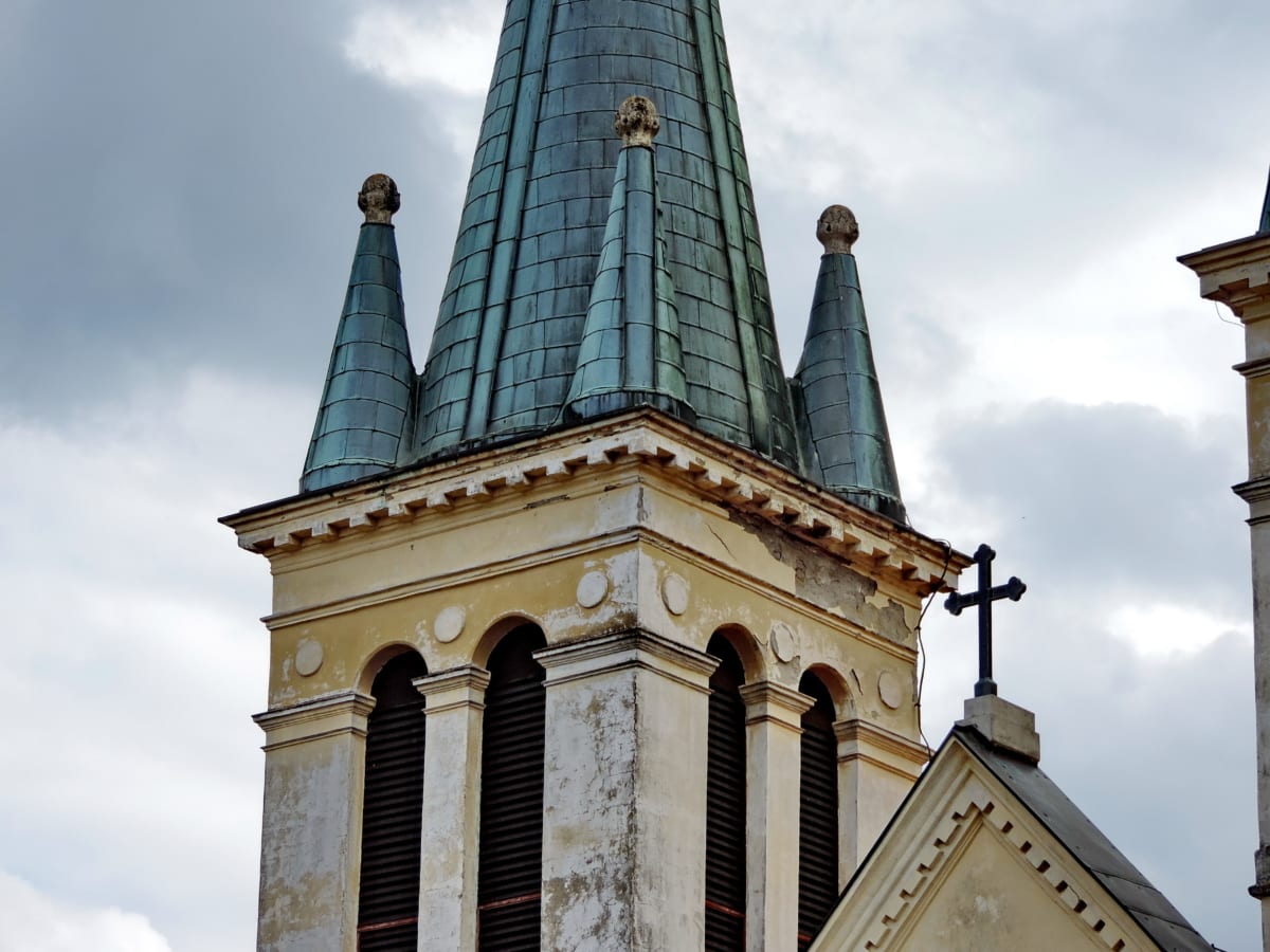 Kirchturm, gotisch, Erstellen von, Turm, Kirche, Architektur, Religion