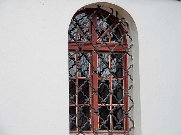 hierro fundido, hecho a mano, ornamento de, ventana, marco, arquitectura, puerta, madera