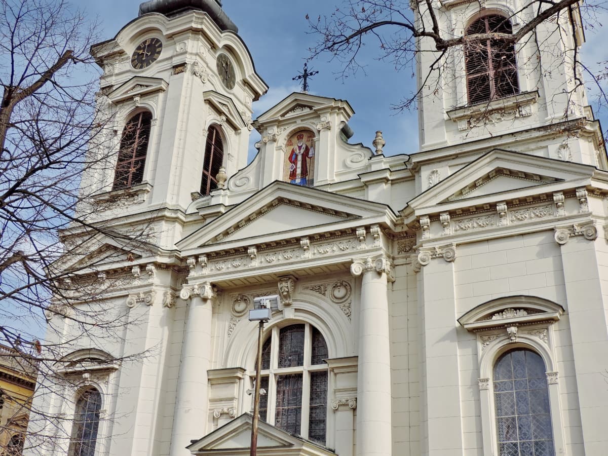 Patrimonio, Serbia, construcción, fachada, Monasterio de, arquitectura, Iglesia, Casa