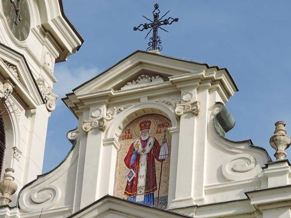 San, Serbia, religión, arquitectura, construcción, Catedral, fachada, Iglesia