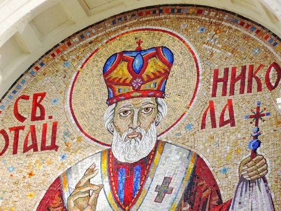 ortodossa, Mosaico, arte, religione, vecchio, Gotico, illustrazione, oggetto d'antiquariato