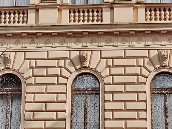 Imperial, Παλάτι, παράθυρο, κτίριο, πρόσοψη, αρχιτεκτονική, τοίχου, παλιά