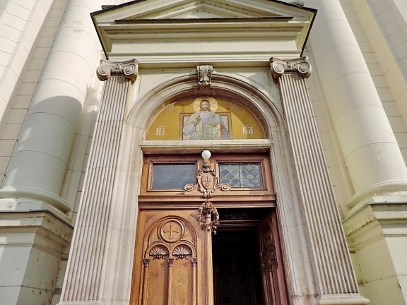 Передняя дверь, Кафедральный собор, Архитектура, Церковь, фасад, Построение, колонка, Город